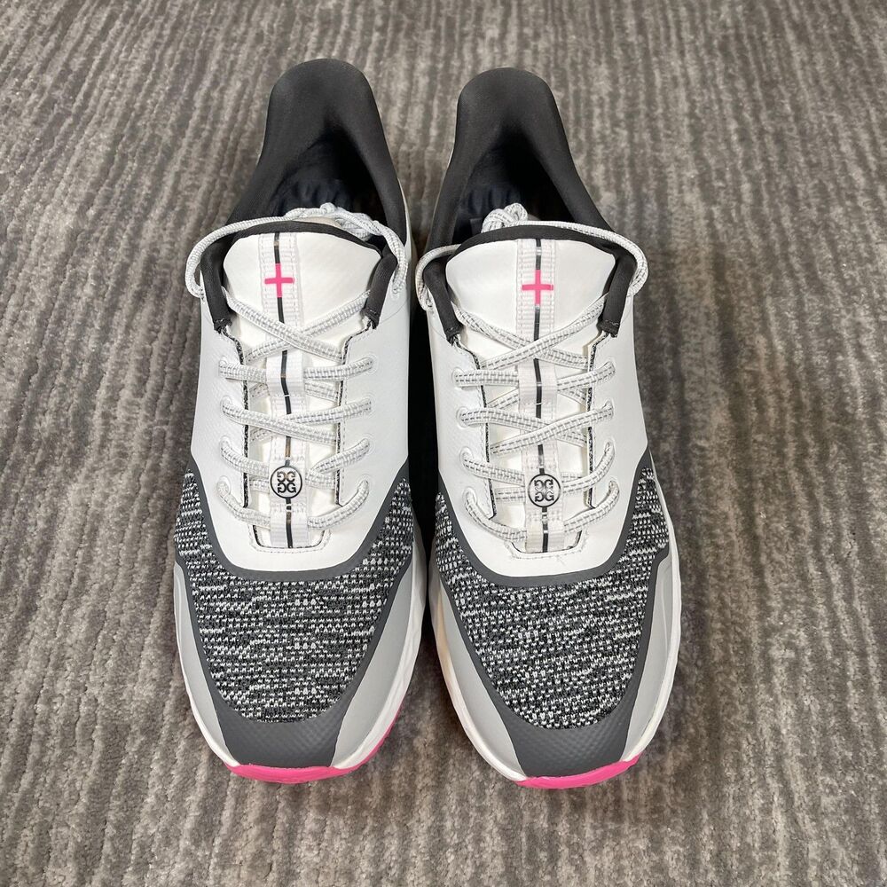 G/Fore MG4+ Stippled Golf Shoes Mens Size 11 White Gray Pink GMF000105 - Picture 4 of 14